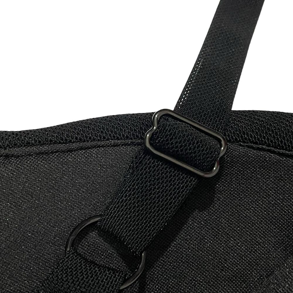 White Fox Cropped Corset Top - Black - Small - Picture 7 of 10